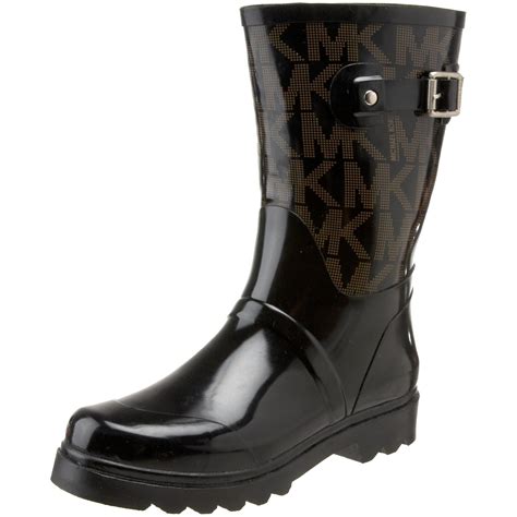 michael kors women's mk mid rain boots|michael kors women's boots prices.